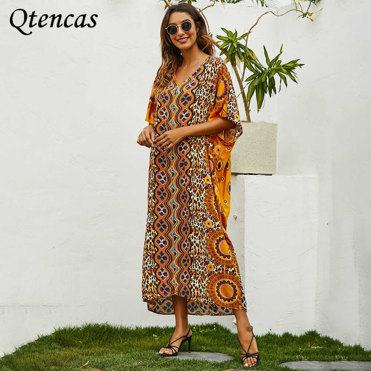 

Muslim Dress Abayas for Women Summer Maxi Loose Hijab Dress Islam Abaya Dubai European Clothing Moroccan Kaftan Vestidos Largos