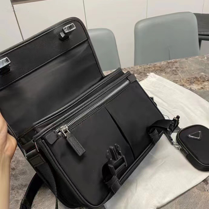 

Messenger bags Nylon Bag 2022 Fashion Luxury Handbags Designer Luxury Shoulder High quality classic three piece set wallet women men Crossbody bag purses pochette, Box