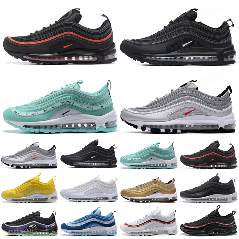 

2022 SW 97 Sean Wotherspoon running Shoes 97og Vivid Sulfur Multi Yellow Blue Hybrid runner Mens Womens designer sneakers Boots shoelaces, Color 5