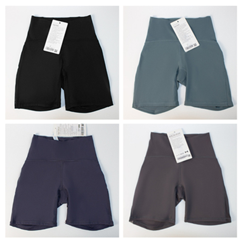 

2022 New Yoga Outfits High Waist Sports Shorts Elastic Breathable Fitness Pants, 03