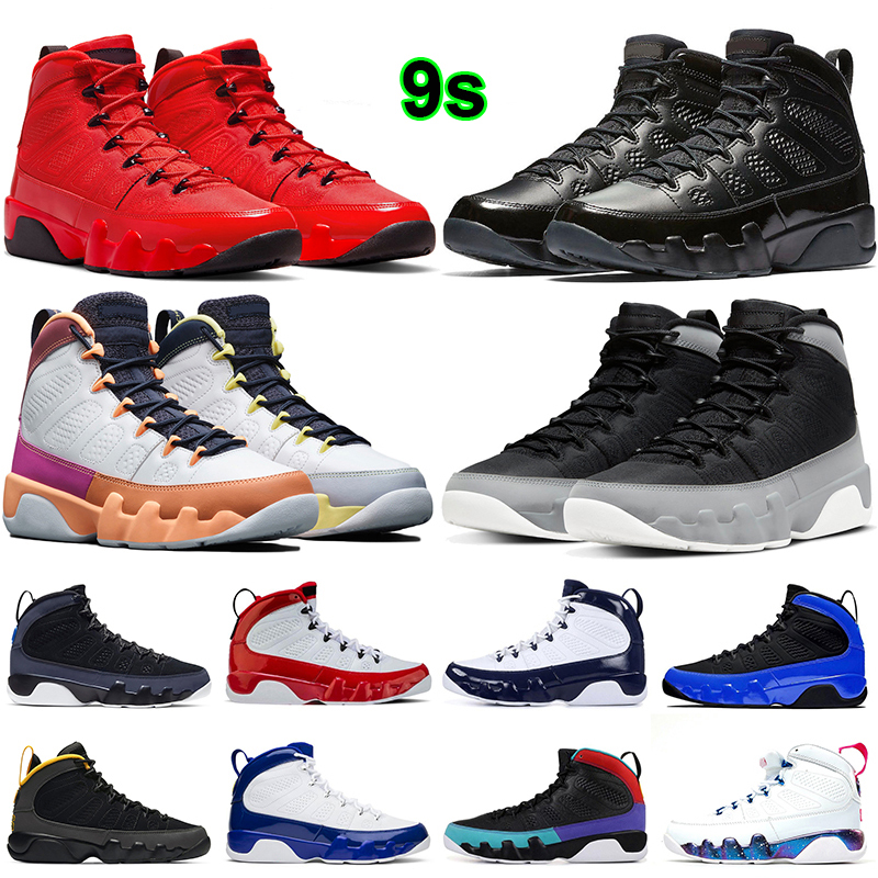 

9s 9 Men Basketball Shoes Particle Grey Chile Red University Gold Blue Oregon Ducks outdoor mens trainers sports sneakers shoe, (2)