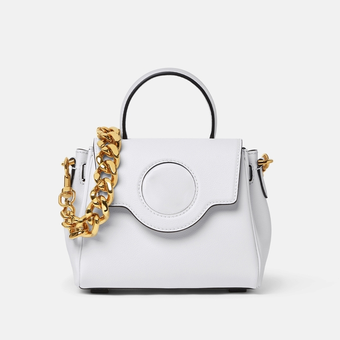 

Luxurys bags Fashion designers womens High Quality Handbag thick Chains Genuine leather ladies Shoulder Bag Cross Body Clutch women Handbags white tote bag, Black