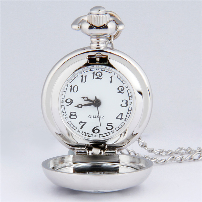

10pcs European watches and American foreign trade small enamel beauty head Hepburn fashion necklace pocket watch