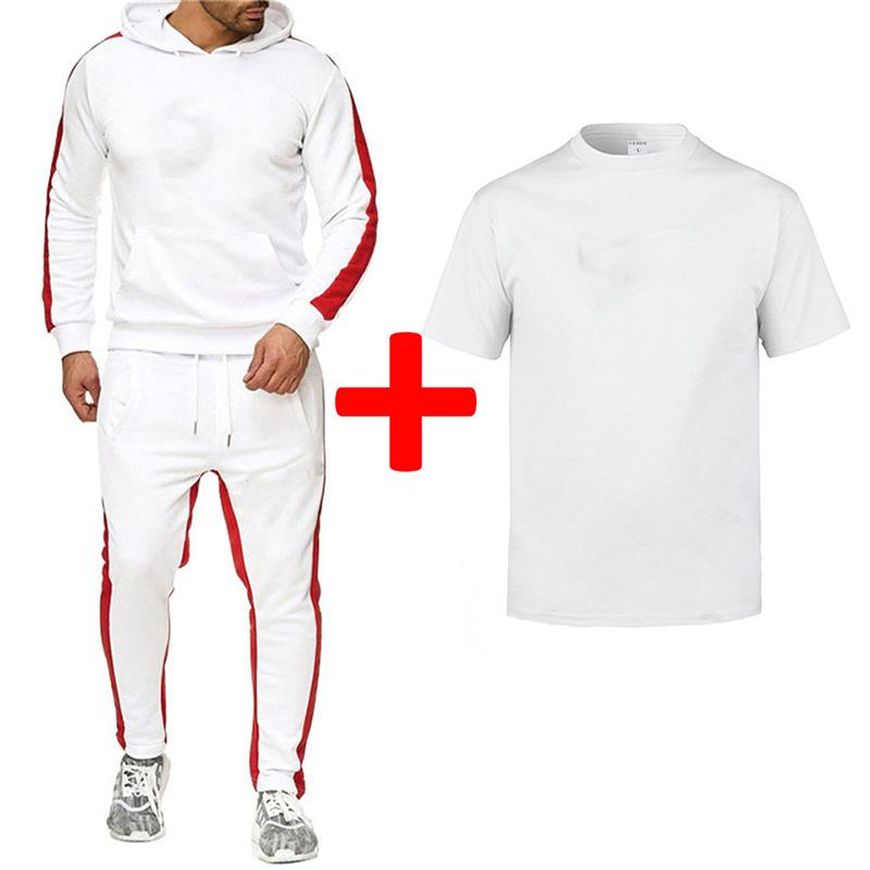 

Men' Tracksuits Sport Leisure Sweatershirt Sweatpant T-shirts 3Piece Sets Fleece Hoodie Men' Tracksuit Print DIY Custom Logo Text Imag, Yellow