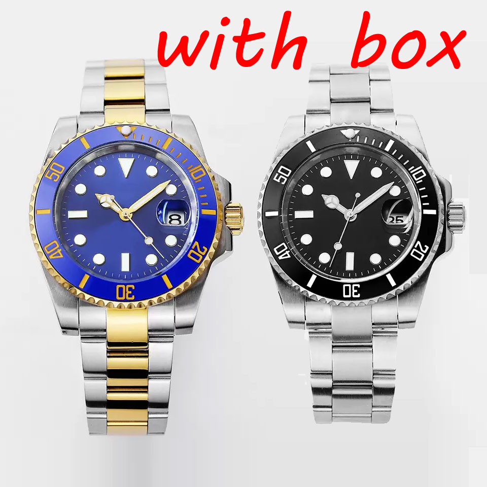 Men Watch 41MM Automatic Movement Stainless Steel Sapphire Glass Sports Waterproof Business Gift WristWatches Multicolor Luminous montre de luxe