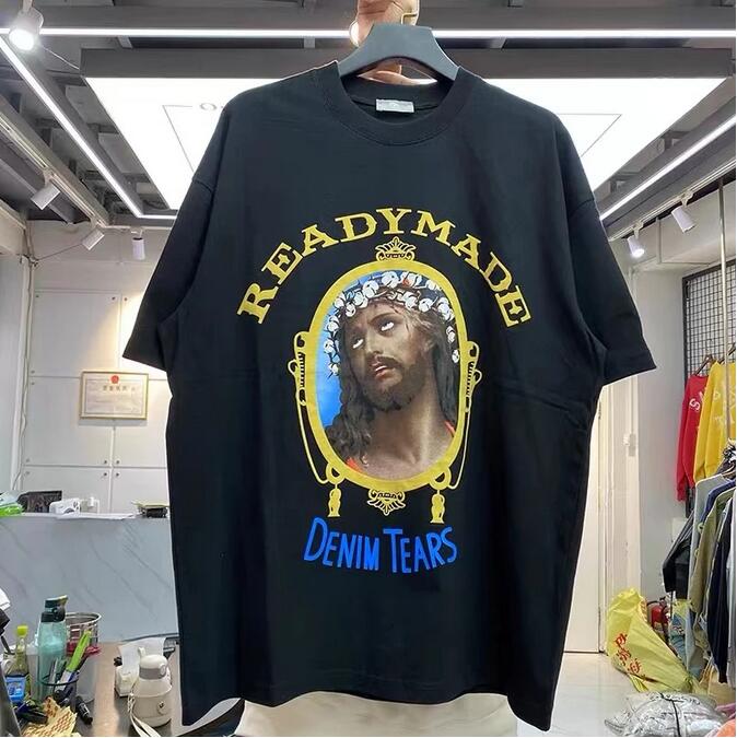 

Men's Plus Tees Three-dimensional character printed short-sleeved t-shirt