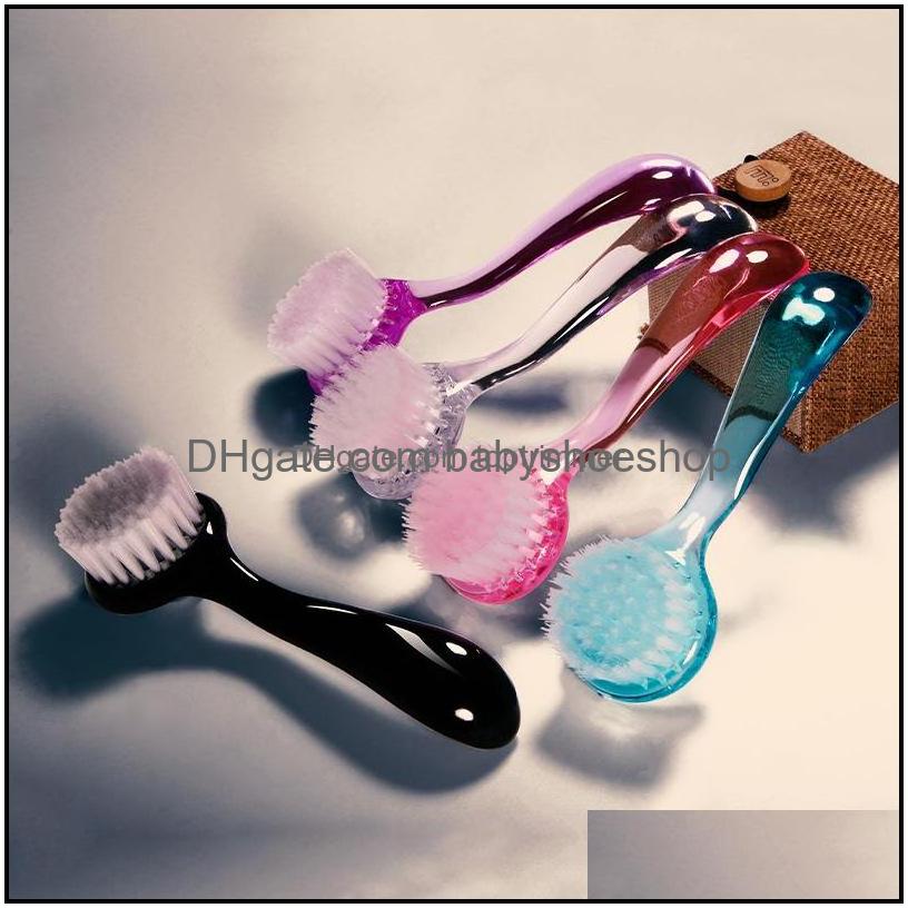 

Manicure Implement Supplies Round Head Er Nail Brushes Long Handle Dust Cleaning Soft Hair Pipe Brush Drop Delivery 2021 Tools Art Salon H