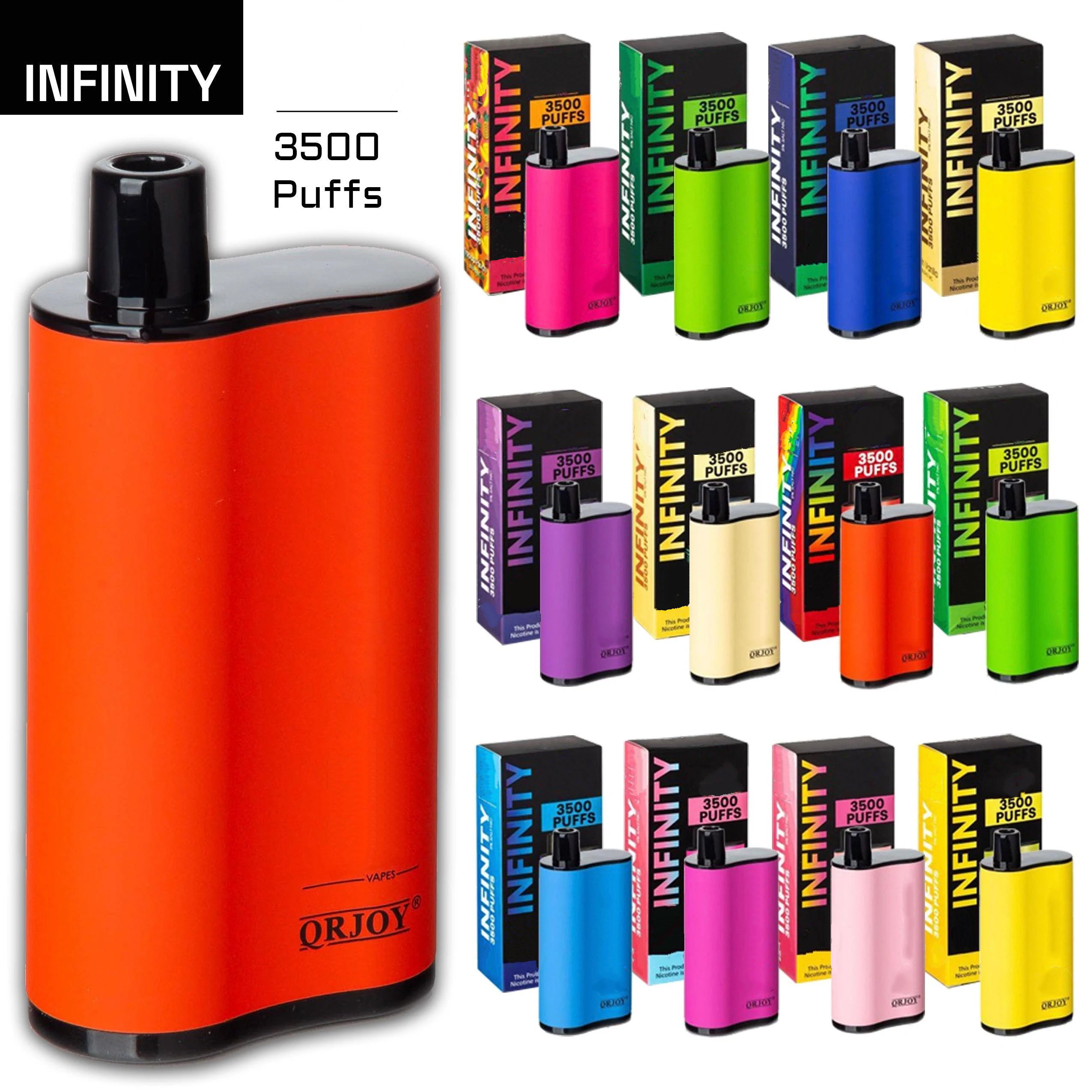 

Fumed Infinity 3500 puff Disposable Electronic Cigarette For Wholesale Vape Pre-Filled 12ml