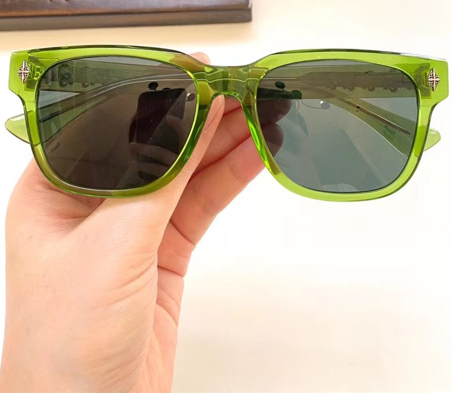 

Brand Designer Men Square Sunglasses Woman Vintage Big Frame Sunglasses Oversized Eyeglasses Gray Brown Lens Sun Glasses Shades with Original Box