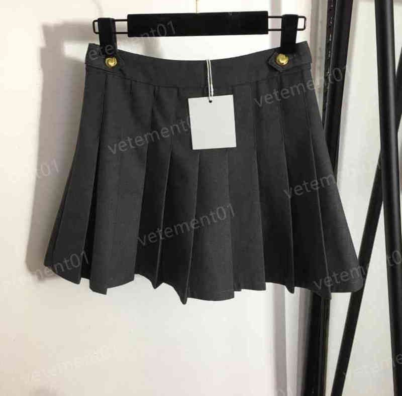 

Luxury Womens Skirts Dresses Fashion Short Summer Street Brand Sexy Woman Pleated Skirt Designer Women Clothing 0912