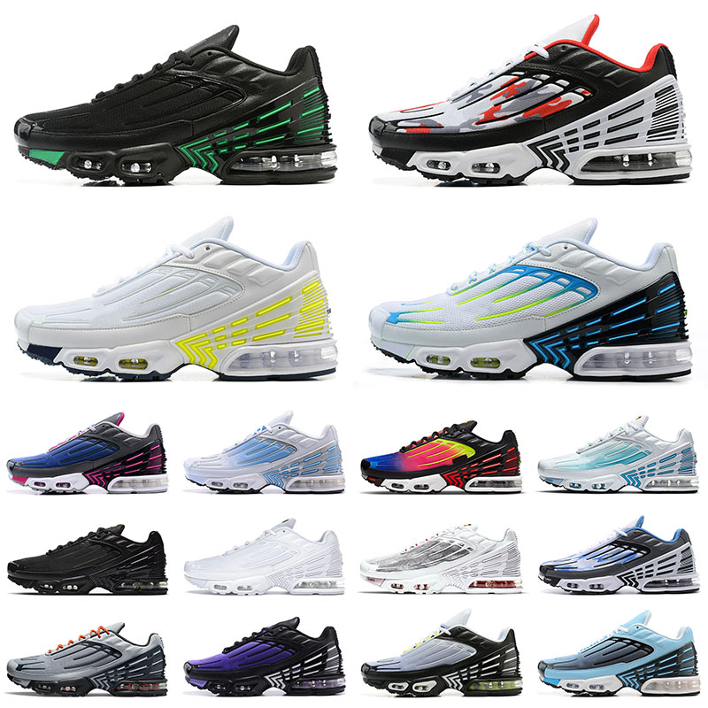 

tn plus 3 running shoes for men trainers des chaussures Obsidian Laser Blue Black White Wolf Grey Topography Pack Purple Nebula Multi Crater women sports sneakers, 39-45 navy blue