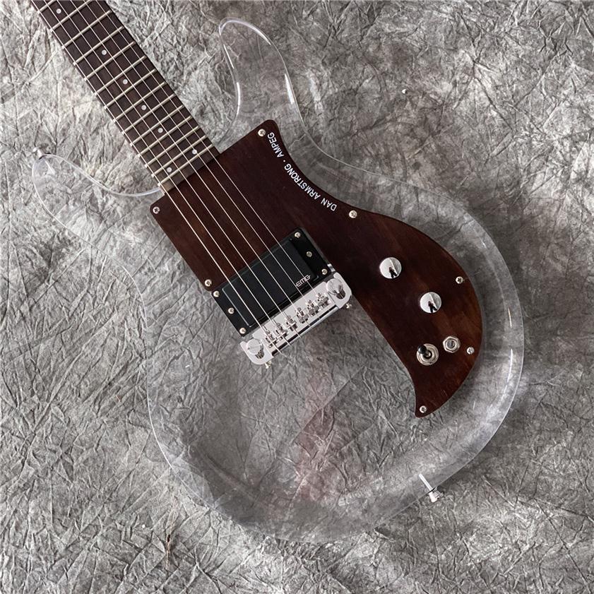 

Acrylic body Dan Armstrong AMPEG Electric guitar Guitarra guitars230Z