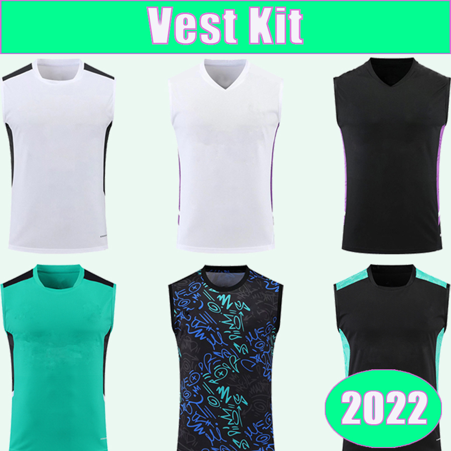 

2022 HAZARD BENZEMA Training Wear Sleeveless Kit Soccer Jerseys MODRIC ASENSIO KROOS MARCELO BALE ISCO Vest Footall Shirt, 418g4247 2022 shorts