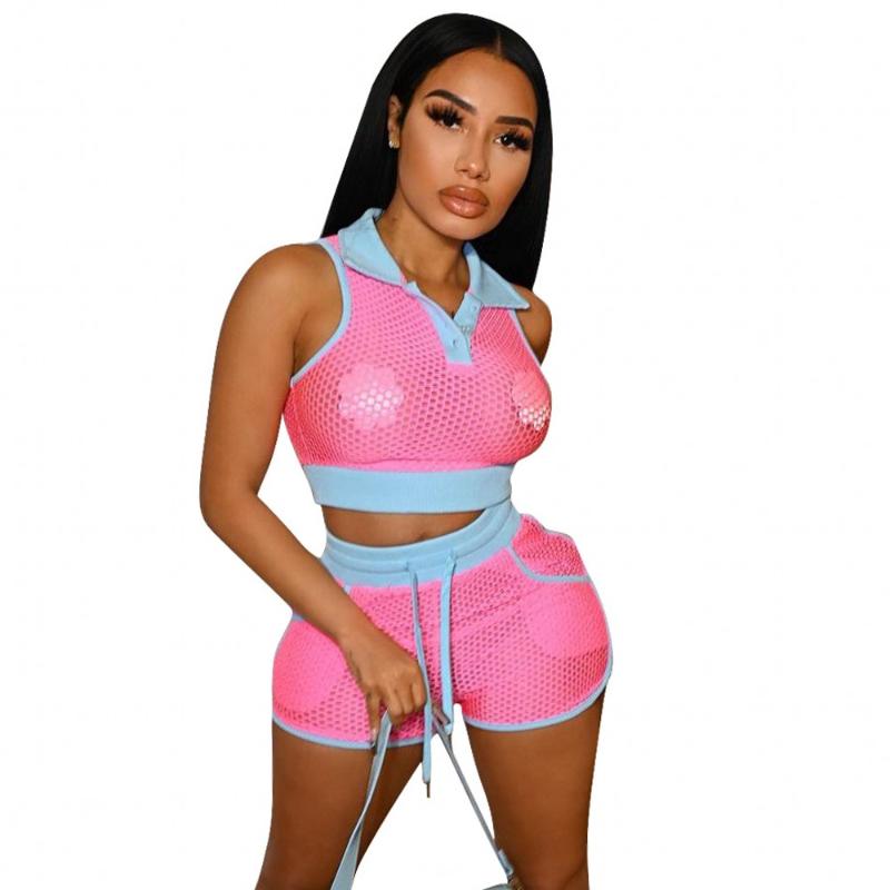 

Women' Tracksuits Summer Swimsuit Hollow Out Women Sexy Trend Bikini Tops Shorts Suits Beach Style Matching Sets Chic Fairy Grunge Outfits, Orange