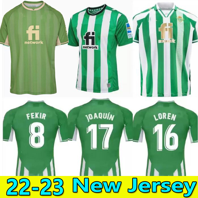 

22 23 real Betis Men soccer Jerseys JOAQUIN B.Iglesias football shirt Juanmi CANALES Fekir 2022 2023 special football shirts copa DEL rey FINAL champions, 22/23 home