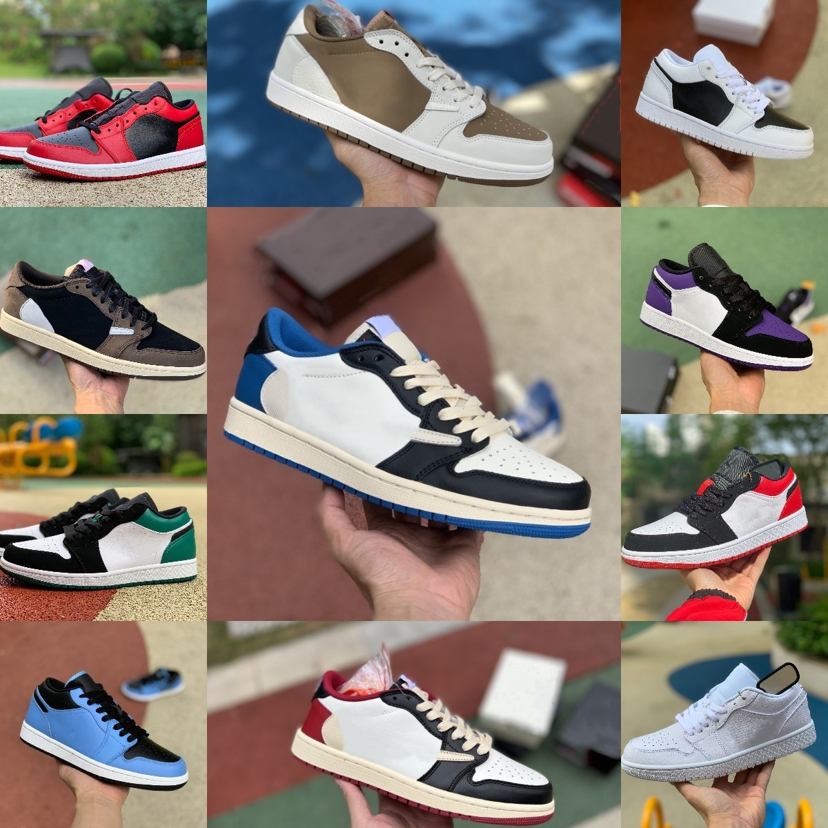 

2022 Fragment TS Jumpman X 1 1S Low Basketball Shoes Starfish White Silver Toe Red Gold Banned UNC Court Purple Black Toe Shadow Panda Emerald Designer Sports Sneakers, Please contact us