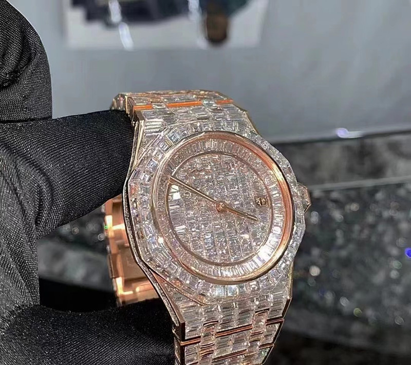 

luxury mens watches 4130 movement watches for men 3255 montre de luxe watch Mosang stone moissanite diamond watchs wristwatch Mechanical automatic 904L z33, Screwdriver 1.2mm [one]