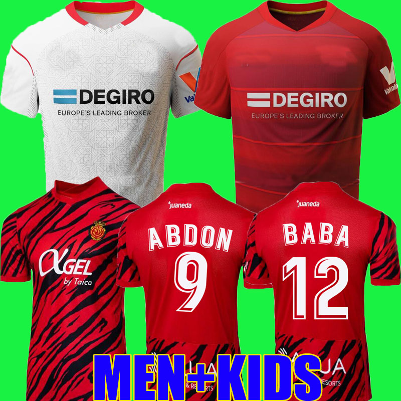 

22 23 RCD Mallorca soccer jersey ABDON BABA 2022 2023 camiseta de futbol SANCHEZ MURILLO Lago Jonior MERVEIL CUFRE RAFA MIR I.RAKITIC football shirt uniform sevillas, Mallorca 22/23 home