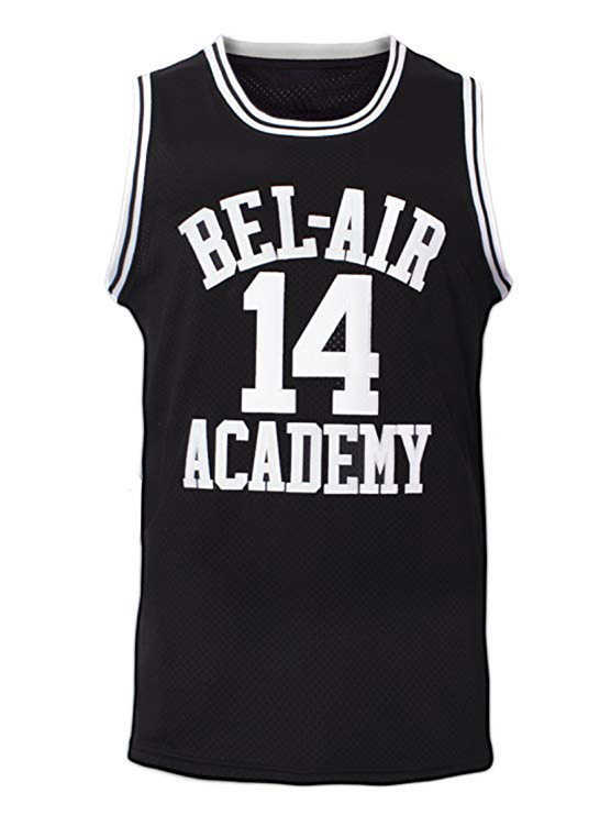 

Basketball Jerseys Shipping From US Will Smith #14 The Fresh Prince of Bel Air Academy Movie Men Basketball Jersey All Stitched S-3XL High Quality, Yellow