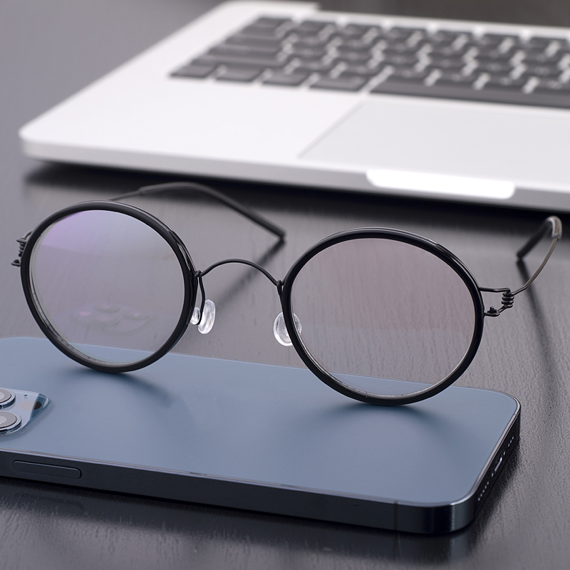 

Denmark Brand Retro Round Titanium Glasses Frame Men Women Vintage Optical Myopia Eyeglasses Frames New Korean Screwless Hyperopia Prescription Acetate Eyewear