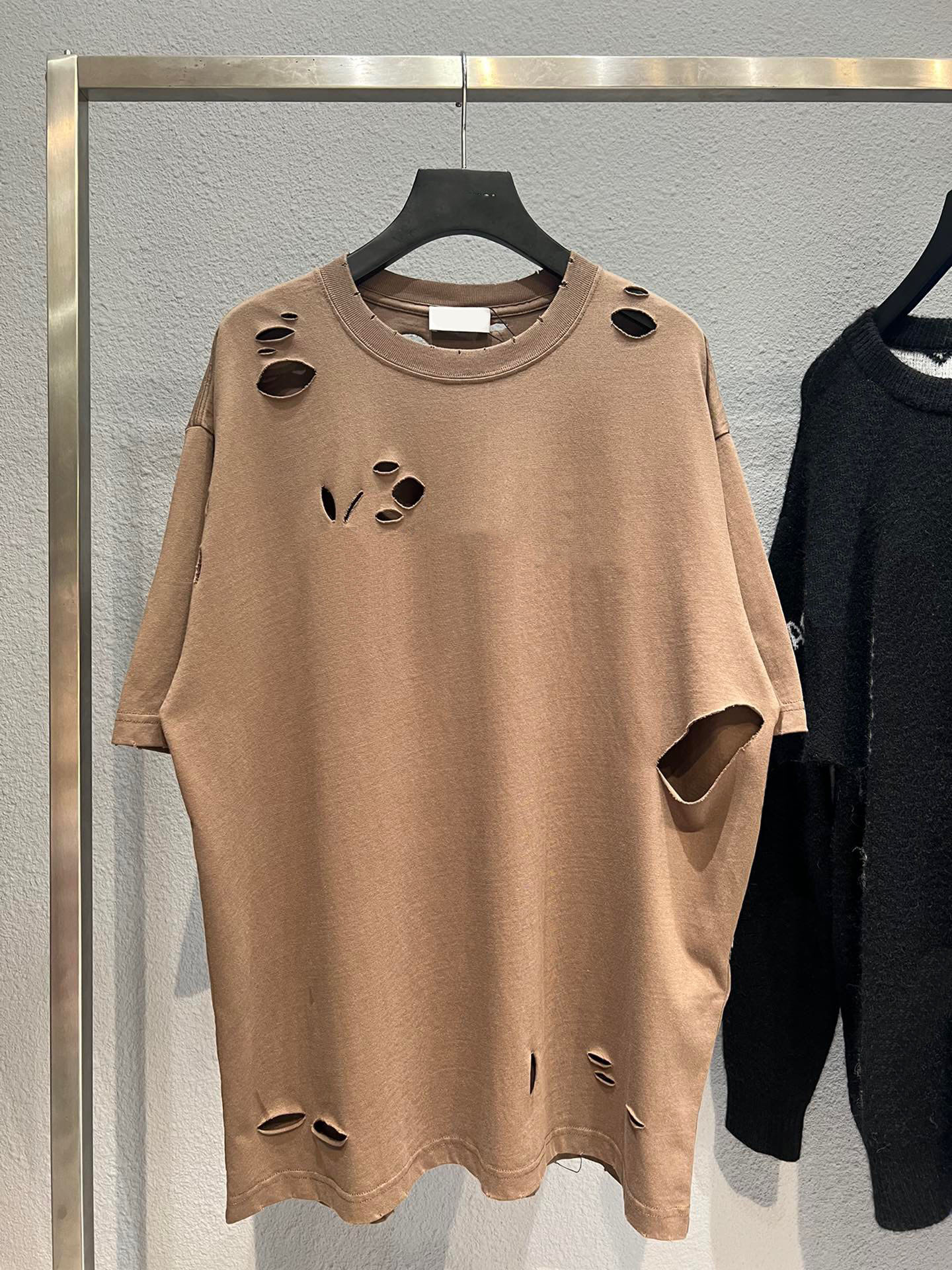 

Men's Plus Tees & Polos Round neck embroidered and printed polar style summer wear with street pure cotton wet