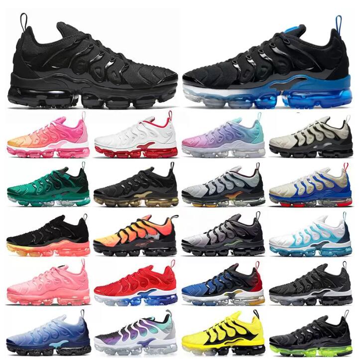 

high quality TN Plus Mens Running Shoes Sherbet Pink Sea Triple Black White Red Voltage Purple USA Lemon Lime Bumblebee Be True outdoor Trainers Sports Sneakers, Please contact us
