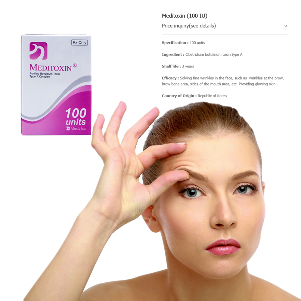

Top selling Other Health & Beauty Items Korea BTX Botax Botulax Meditoxin Liztox Neuronox Nabota Novatox Rentox Innotox 100u 200u for skin beauty