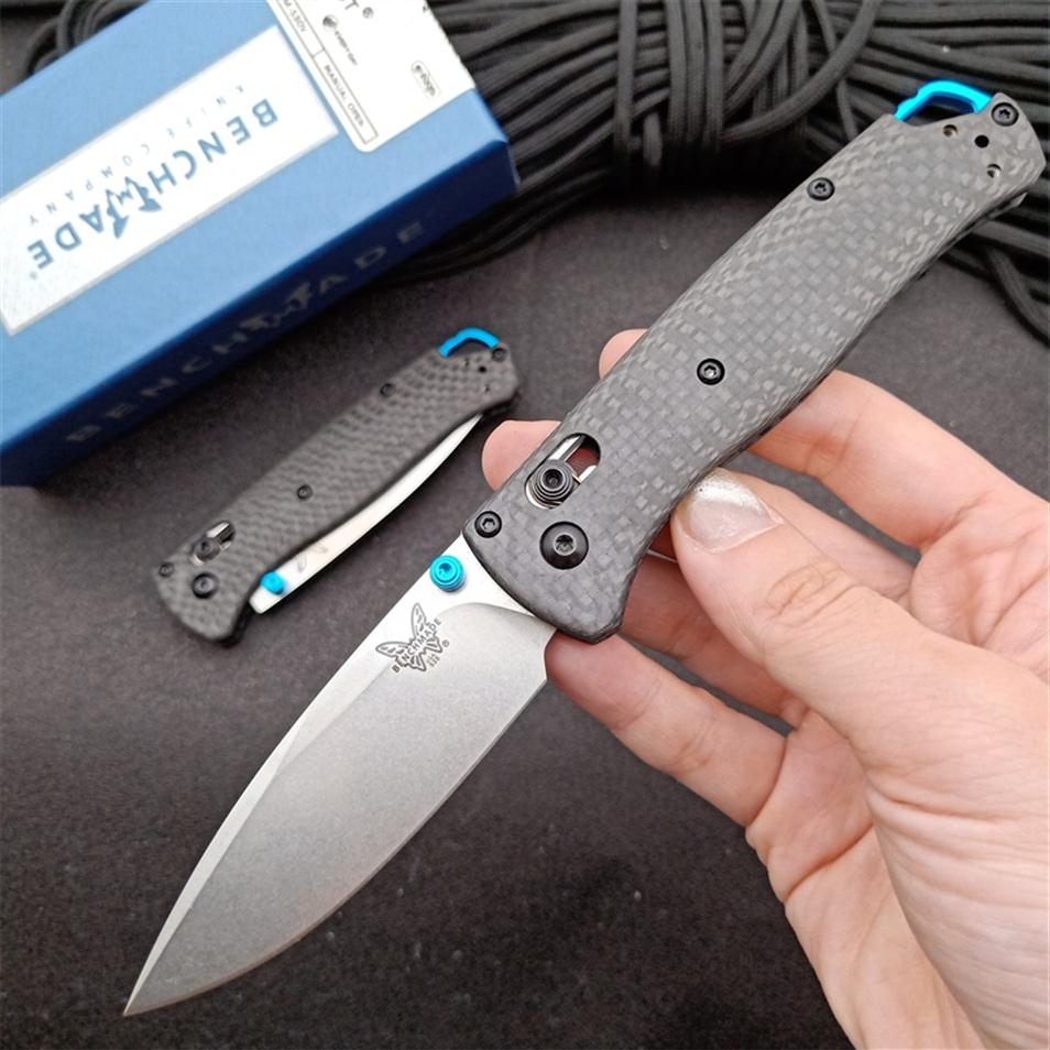 

Benchmade BM535 535-1 Bugout AXIS Folding Knife 3 24 S90V Blade Carbon Fiber Handles Pocket Tactical Knives Outdoor Camping 273T