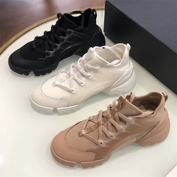 

Casual Shoes Multi-colored Women Connect Sneaker Neoprene Platform Genuine Leather Trainers Vintage Big Sole Shoes Height 5CM, Pay for nothing