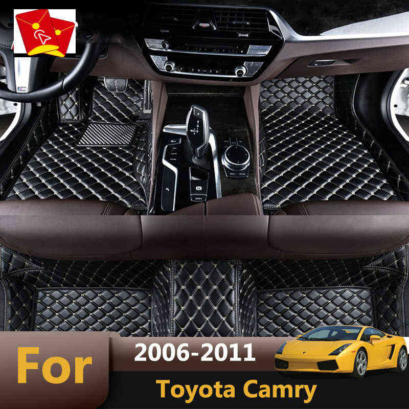 

Car Floor Mats For Toyota Camry 2006 2007 2008 2009 2010 2011 Custom foot Pad automobile carpets Auto Interior Accessories H220415