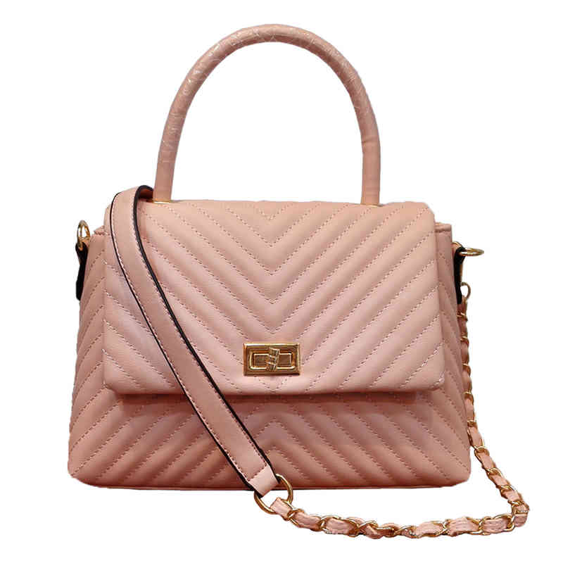 

new leisure Women's bag embroidered thread flower sling one shoulder bag rhombic lattice chain messenger bags, White