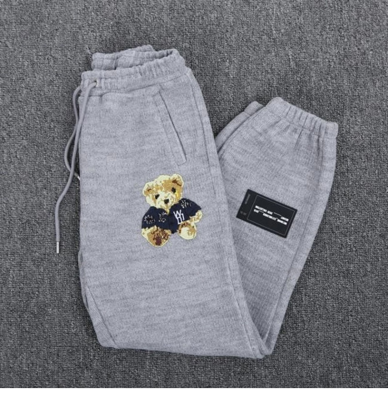

Pants Embroidery Pattern High 1 Men's Women's Sports, Black