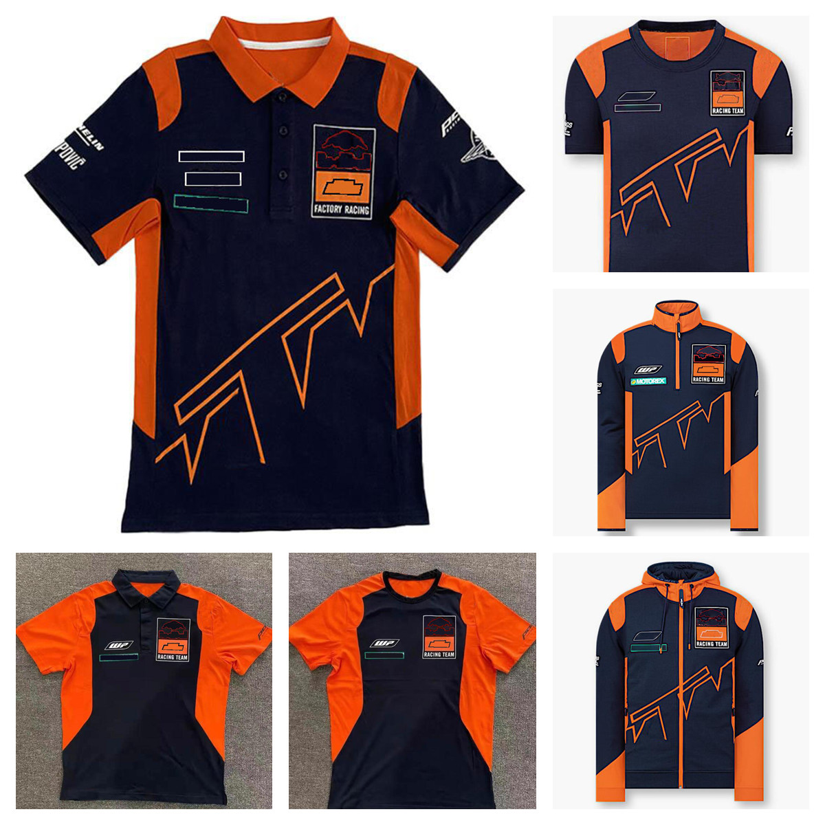 

2022 new motorcycle polo suit summer team sweatshirt T-shirt same custom