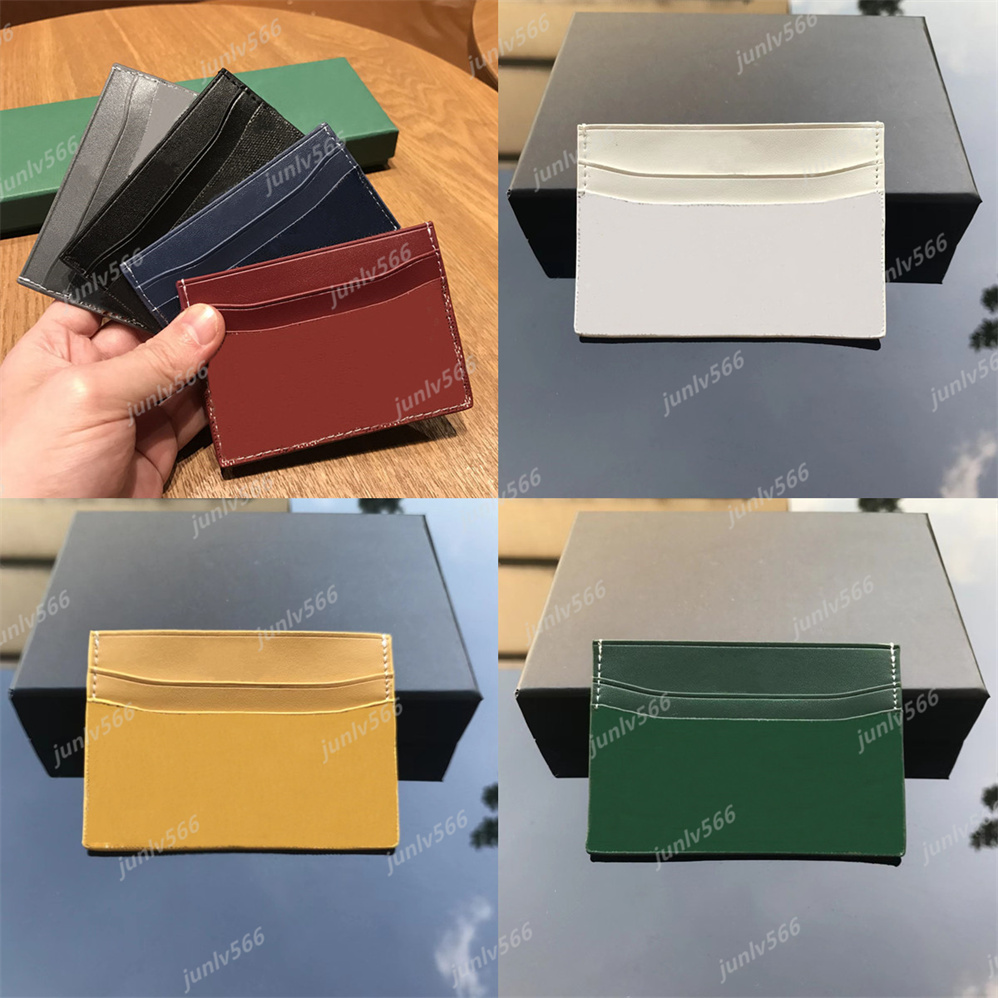 

High quality men's and women's leather fashion classic men Mini Bank Card Cardholder's small wallet ultra thin leather wallets card bag with box, Grey