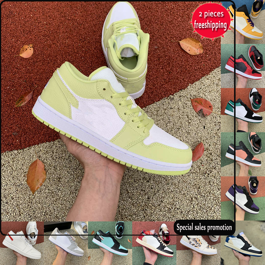 

2022 Top Quality New Jumpman 1 Low 1s basketball shoes Top OG Fragment Designer University Blue UNC Black Shadow Light Smoky Grey men women NB, 30