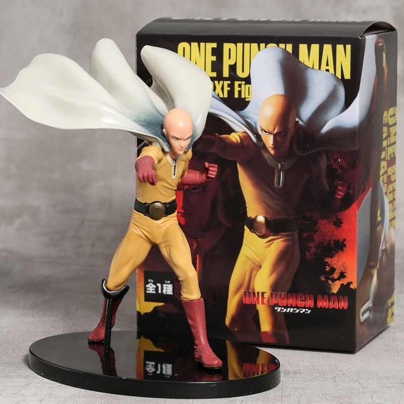 

One Punch Man DXF Saitama PVC Figure Toy Collection Model Doll Gift 220613, 20cm no box