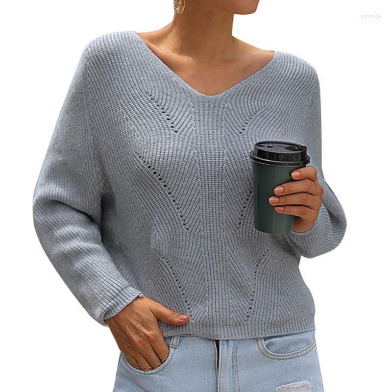

Women' Sweaters Womail Women Loose Pullover Solid Long Sleeve Knitting Casual Sweater Vetement Femme Hiver 2022 Winter Clothes 909#3 Jemi22, Bk