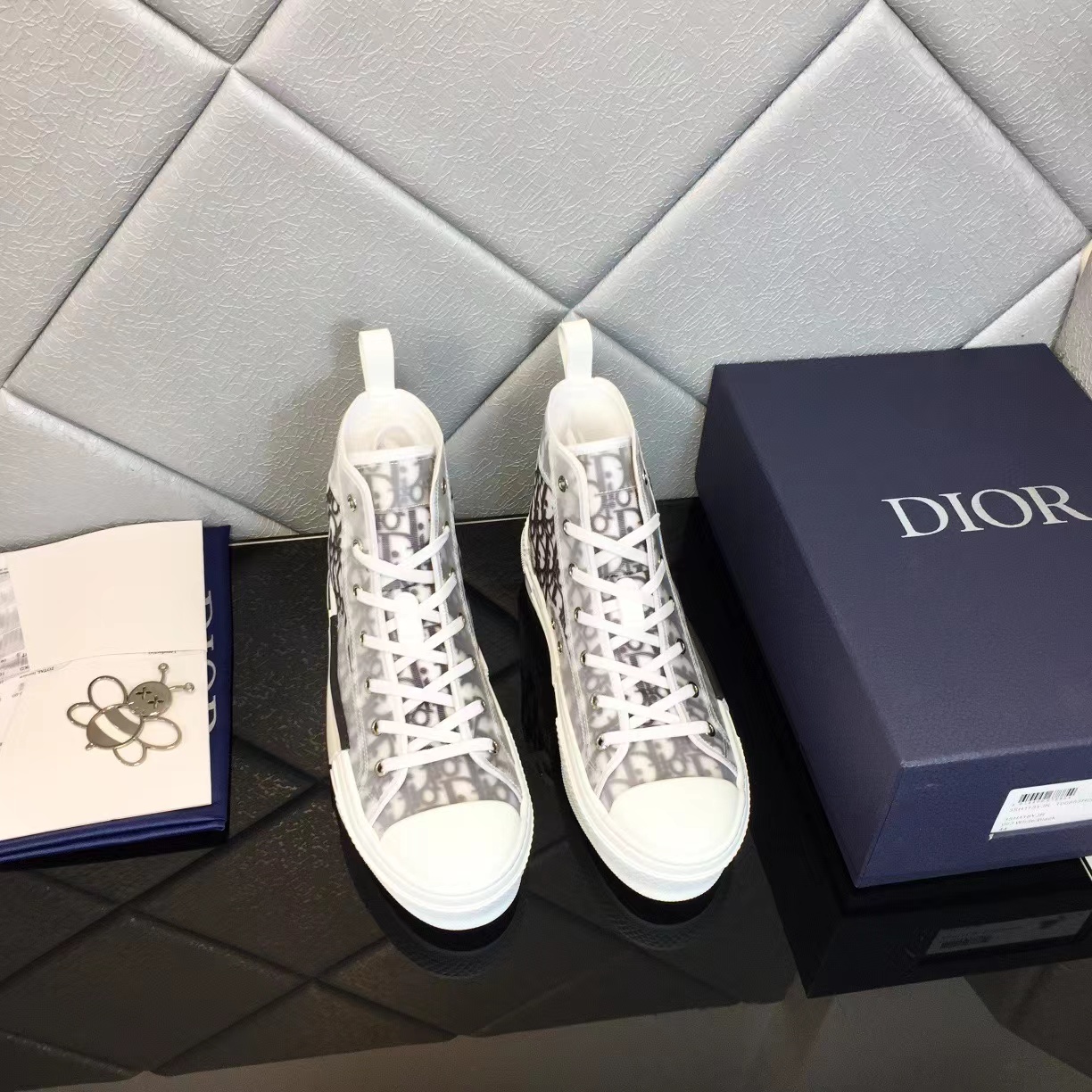 

Dior Classic Oblique Canvas Man Low Shoe Mens High Top Sneakers Di Women Casual Fashion Leather Lace Up Woman Designers Platform Shoes