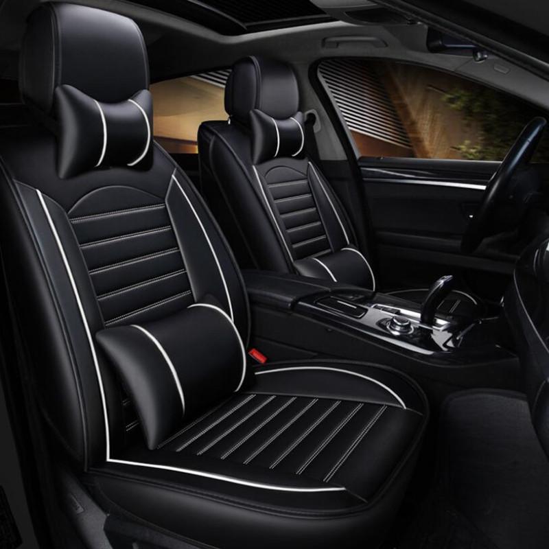 

Car Seat Covers High Quality Universal PU Leather For C1 C4 C4l Grand Picasso Berlingo Ds4 Ds5 Sandero Stepway
