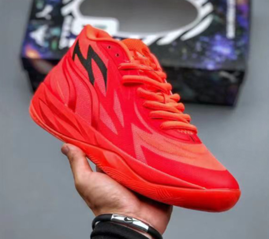 

MB.02 Basketball Shoes With Box LaMello Ball Rick and Morty Men Women kids Sport Shoe Trainner Sneakers Size 4-12, Mb.02-3