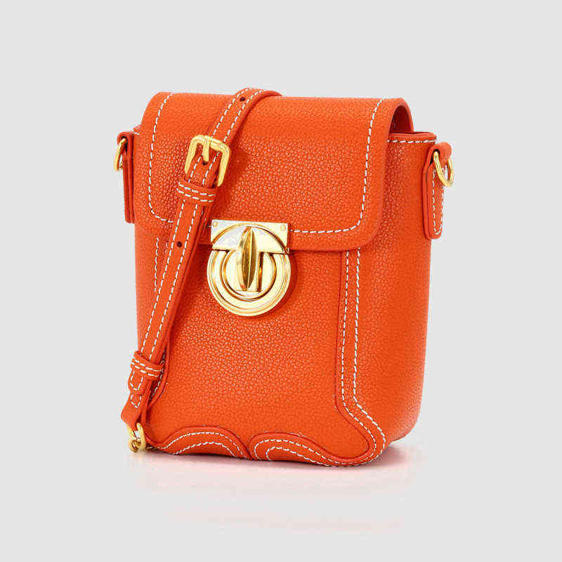 

Small Bag Female New Design Mobile Phone Bag Single Shoulder Mini Diagonal Chain Portable Small Square Bag 220615, Orange