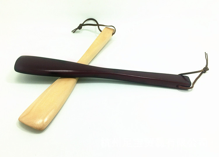

Shoehorn 25cm Solid Wood Imitation Mahogany 2 Colors Wooden Handle Shoes Shoes Slippery Solid Durable