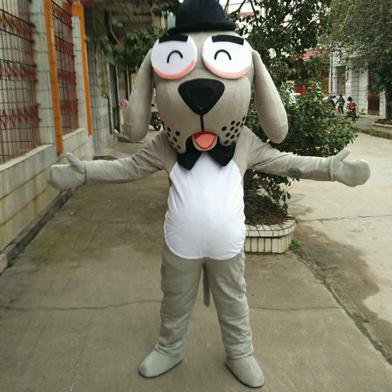 

Mascot doll costume Dog Mascot Costume Furry Suits Party Game Fursuit Cartoon Dress Outfits Carnival Halloween Xmas Easter Ad Clothes, Default color