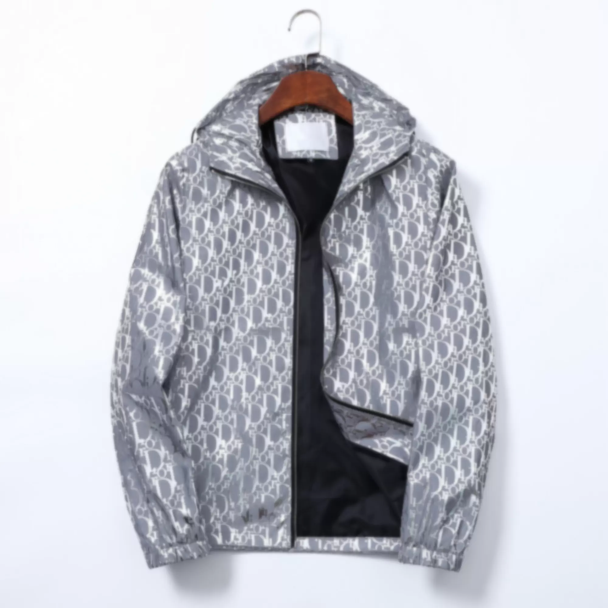 

Men Women Designer Jacket High Street Hooded Windbreaker Mens Fashion Reflective Baseball Bomber Zipper JacketS Men Casual Streetwear Hoodies Outerwear Coats