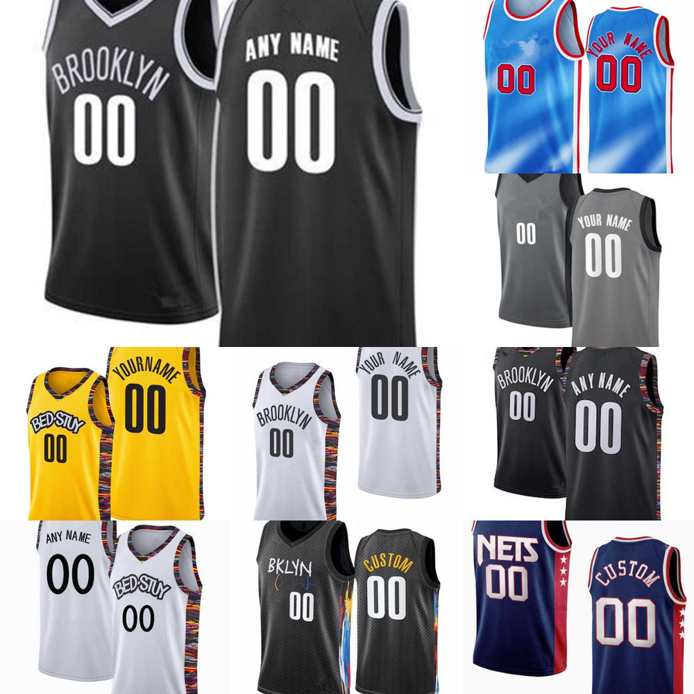 

75th Custom Jersey Brooklyn''Nets''Men Women Youth 21 LaMarcus Aldridge 31 Paul Millsap Blake 2 Griffin 16 James Johnson Basketball Jerseys, Color