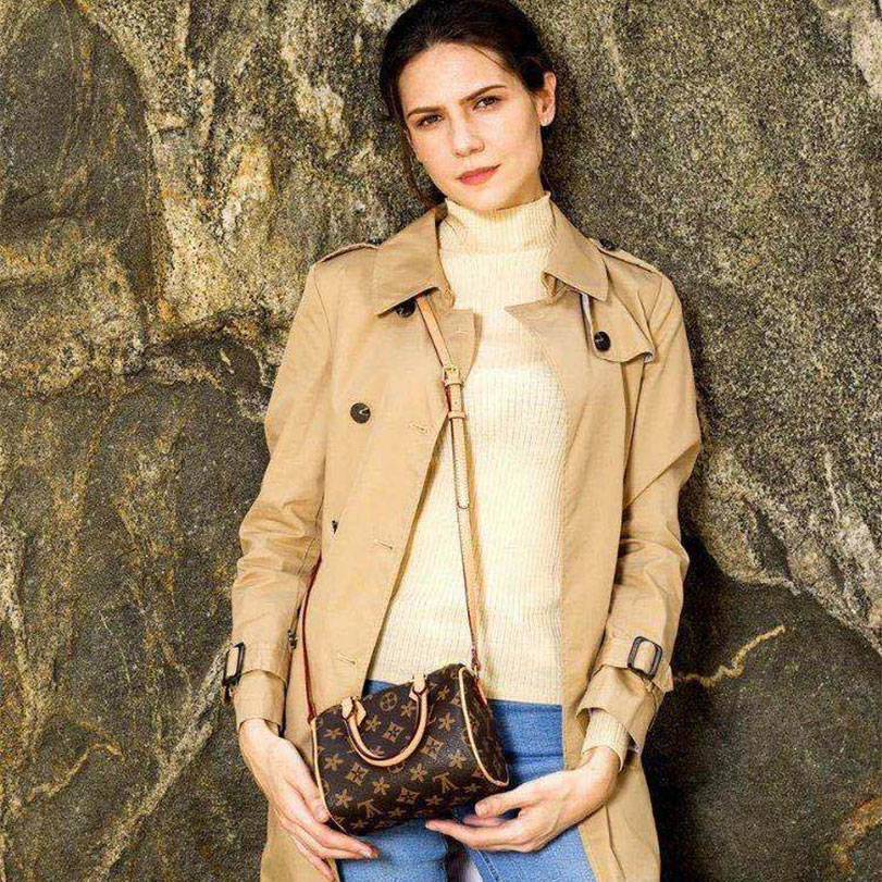 

size 30X16X19cm Fashion Women messenger Shoulder bag Handbag Handbags Classic Style bags Lady Totes Speedy With Strap DustBag
