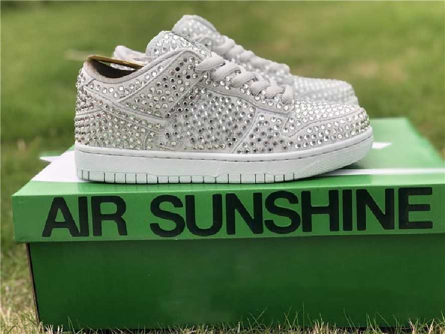 

Authentic Cactus Plant Flea Market Shoes Low Pure Platinum Spiral Sage CPFM Mens Sports Basketball Sneakers With Original Box