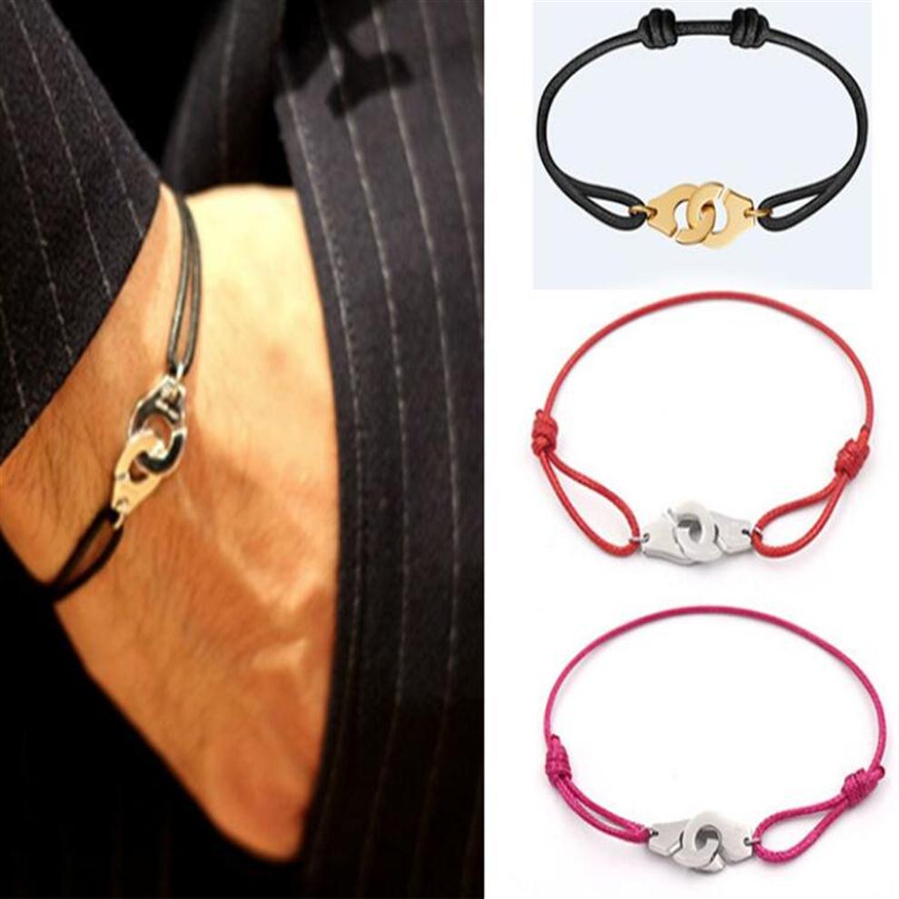 France Bijoux célèbre Bracelet Van Dinh Van pour femmes bijoux de mode 925 Bracelet à la corde en argent sterling Menottes243y