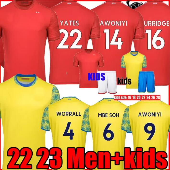 

22 23 Nottingham GRABBAN Soccer Jerseys Johnson Surridge 2022 2023 Forest AMEOBI MIGHTEN KROVINOVIC Zinckernagel Yates home away third Football Shirt Man kids kit, 22/23 home