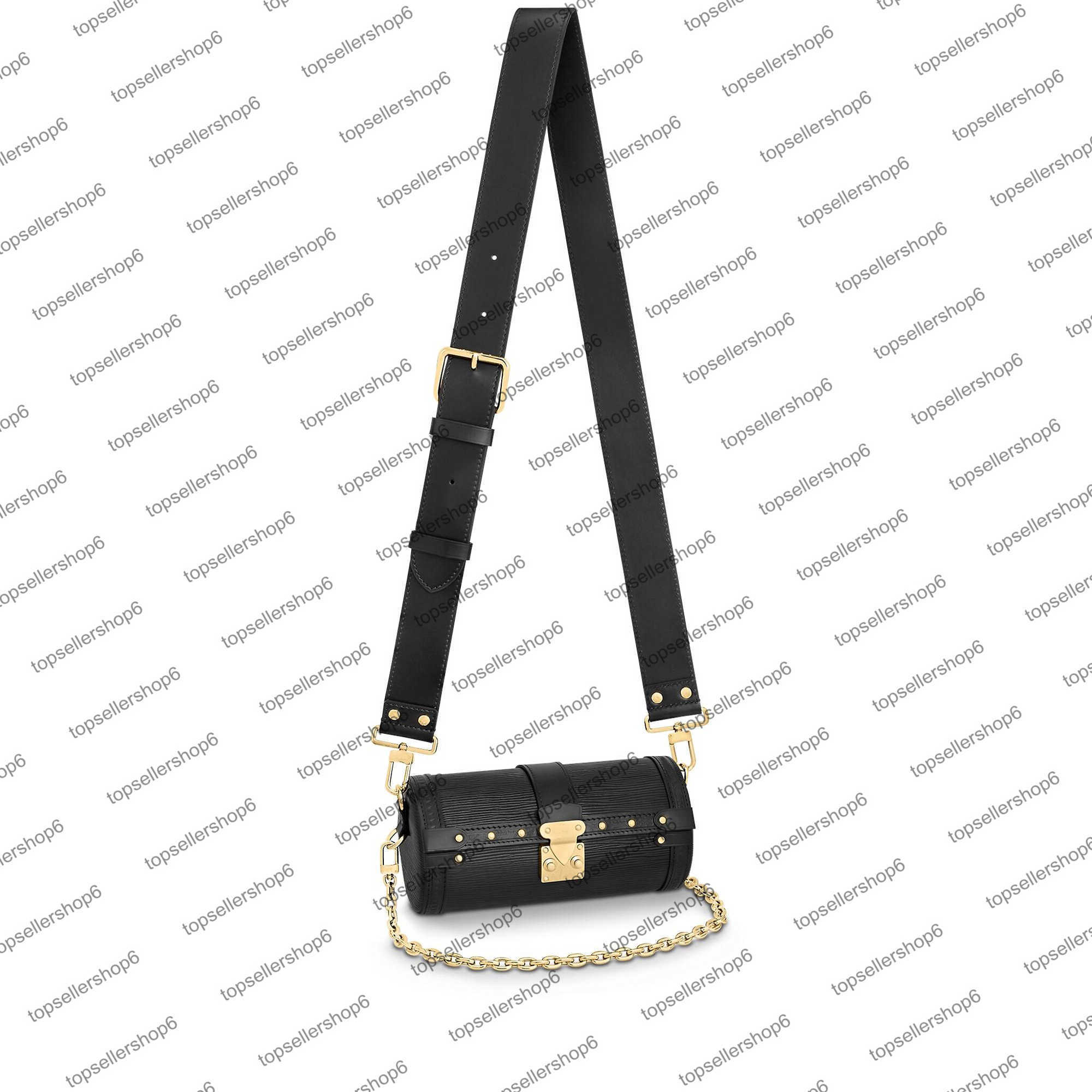 

M58655 PAPILLON TRUNK CROSSBODY women mini bag handbag canvas Natural cowhide-leather carried clutch shoulderbag detachable strap Purse, 1 m57835 brown letter flower print